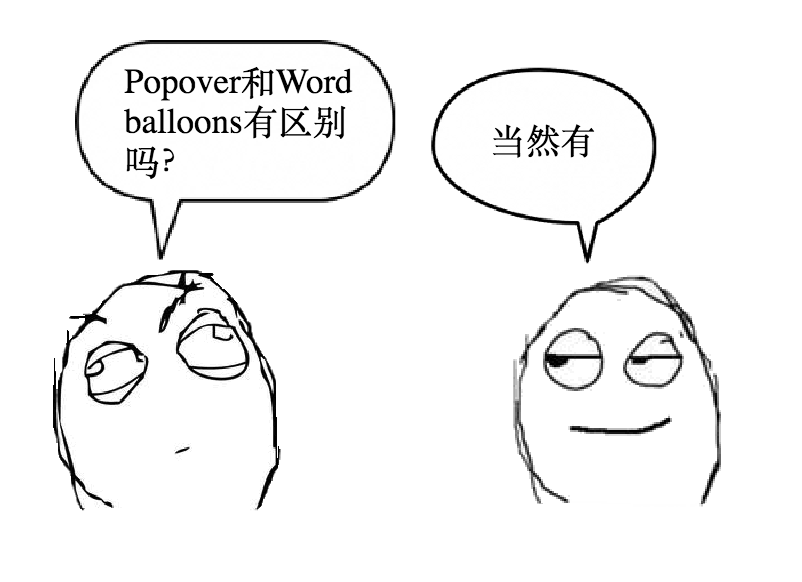 Word balloons（文字气泡）